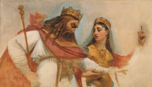 Clovis et Clotilde by Antoine-Jean Gros Oil Painting