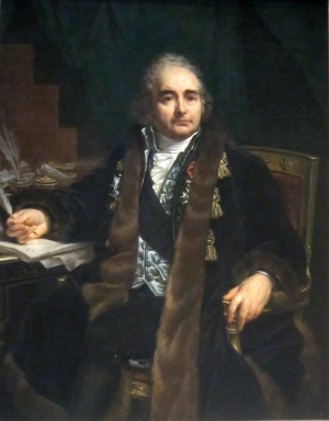 Count Jean-Antoine Chaptal by Antoine-Jean Gros Oil Painting