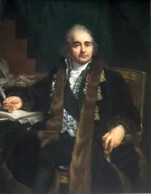 Count Jean-Antoine Chaptal by Antoine-Jean Gros - Oil Painting Reproduction