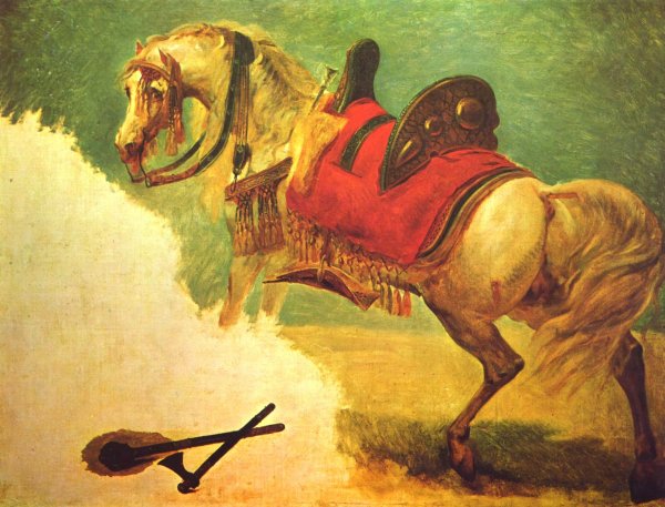 Main Product Photo of Das Ross Mustapha Paschas Painting by Antoine-Jean Gros