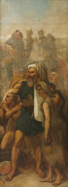 Egyptian Family by Antoine-Jean Gros Oil Painting