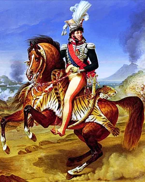 Equestrian Portrait of Joachim Murat painting by Antoine-Jean Gros