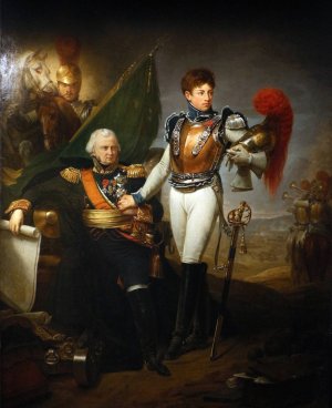 il generale di lariboisiere dice addio al figlio alla vigilia della battaglia di borodino by Antoine-Jean Gros Oil Painting