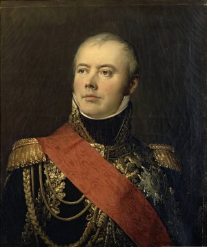 Mac Donald, duc de Tarente, marechal de France by Antoine-Jean Gros Oil Painting