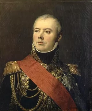 Mac Donald, Duc de Tarente, Marechal de France by Antoine-Jean Gros Oil Painting