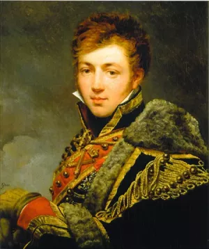 Portrait du Comte Honore Charles Baston de La Riboisiere by Antoine-Jean Gros Oil Painting