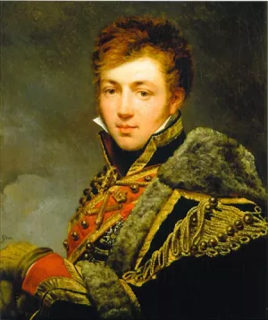 Portrait du Comte Honore Charles Baston de La Riboisiere Oil painting by Antoine-Jean Gros
