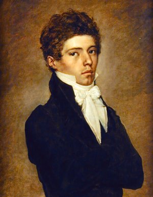 Portrait of a Man by Antoine-Jean Gros Oil Painting
