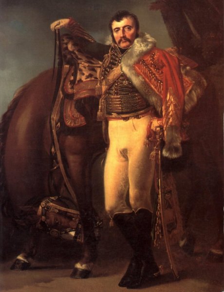 Main Product Photo of Portrait of Colonel Count Guyot Painting by Antoine-Jean Gros
