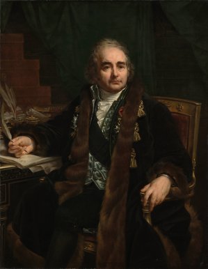 Portrait of Count Jean-Antoine Chaptal by Antoine-Jean Gros Oil Painting