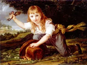 Portrait of Paulin des Hours by Antoine-Jean Gros Oil Painting