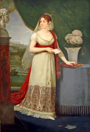 Portrait of the Empress Josephine by Antoine-Jean Gros Oil Painting