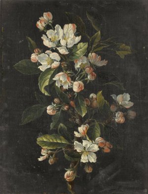 Still life of tulips by Antoine Monnoyer Oil Painting