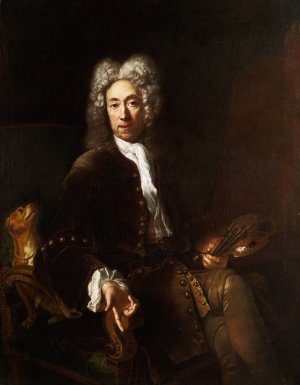 Portrait of Jean Baptiste Gayot Dubuisson by Antoine Pesne Oil Painting