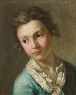 Portrait Of A Youth by Antoine Rivalz Oil Painting