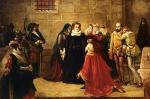 Before The Execution by Antoine Springael - Oil Painting Reproduction