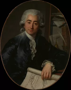 Eugene Joseph Stanislas Foullon d'ecotier by Antoine Vestier Oil Painting