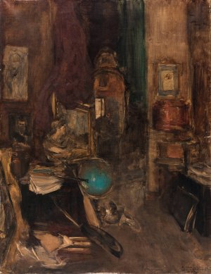 Coin d'atelier, boulevard de Clichy by Antoine Vollon Oil Painting