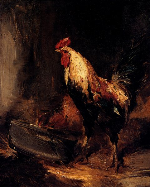 Main Product Photo of In The Roost Painting by Antoine Vollon