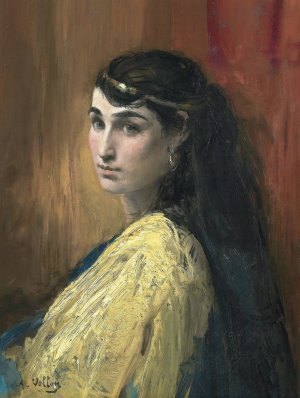 La Belle Orientale by Antoine Vollon Oil Painting