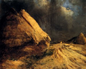 Les Meules by Antoine Vollon Oil Painting