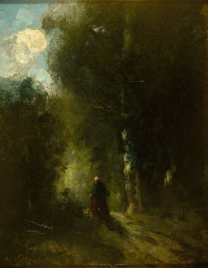 Paysage by Antoine Vollon Oil Painting