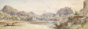 Salzburg by Anton Altmann The Younger Oil Painting