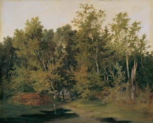 Waldlandschaft in NiederOsterreich by Anton Altmann The Younger Oil Painting