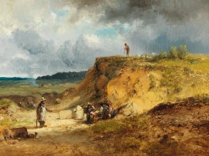 Quarry Near Polling by Anton Doll Oil Painting