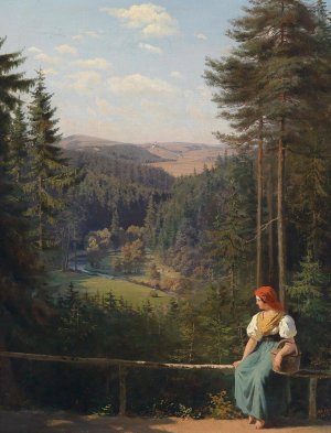 Rast by Anton Ebert Oil Painting