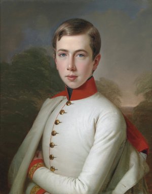 Archduke Karl Ludwig of Austria by Anton Einsle Oil Painting