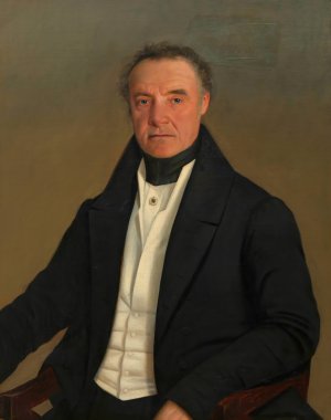 Johann Georg Scherzer der altere, Wirt des Gasthauses 'Zum Sperl' by Anton Einsle Oil Painting