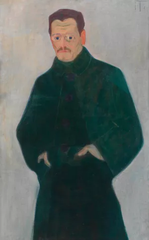 Andreas Thom, Schriftsteller by Anton Faistauer Oil Painting