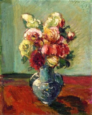 Bouquet in a Vase Oil painting by Anton Faistauer
