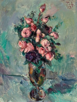 Hochzeitsrosen I by Anton Faistauer Oil Painting