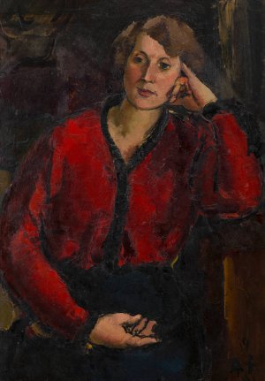 Ida Roessler by Anton Faistauer Oil Painting