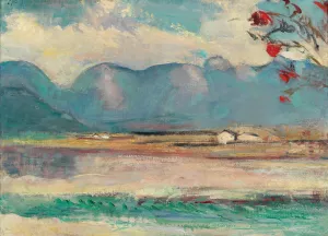 Pinzgauer Landschaft mit dem Steinernen Meer by Anton Faistauer Oil Painting