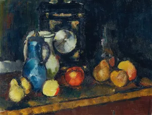 Stillleben Mit Uhr by Anton Faistauer Oil Painting