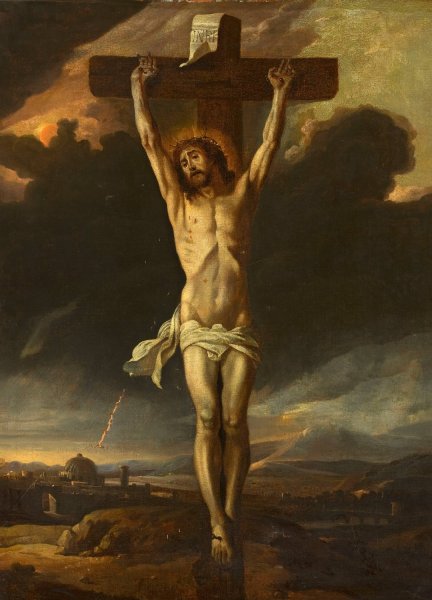 Main Product Photo of Christ on the Cross  Painting by Anton Goubau