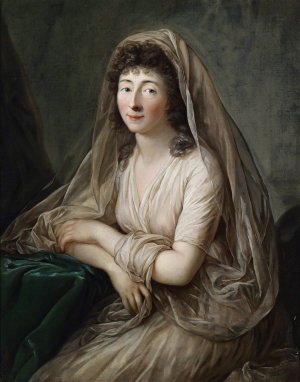 Female Portrait by Anton Graff Oil Painting