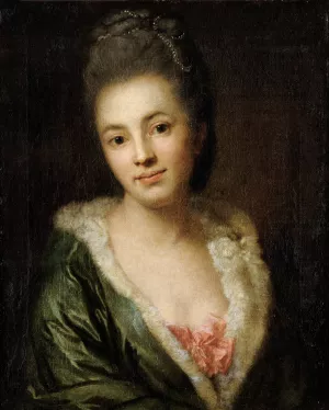 Portrait of Auguste Sulzer, the Artist's Wife Oil painting by Anton Graff