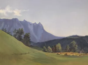 Sengsengebirge by Anton Hansch Oil Painting