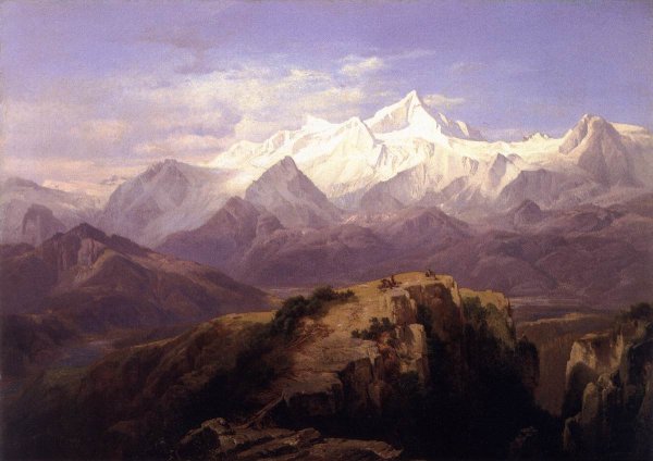 Main Product Photo of The Grossvenediger Painting by Anton Hansch