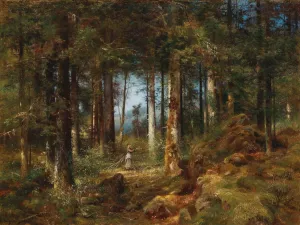 Tannenwald by Anton Heinrich Dieffenbach Oil Painting
