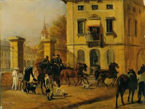 Ausfahrt Oil painting by Anton Hermann Kowalsky