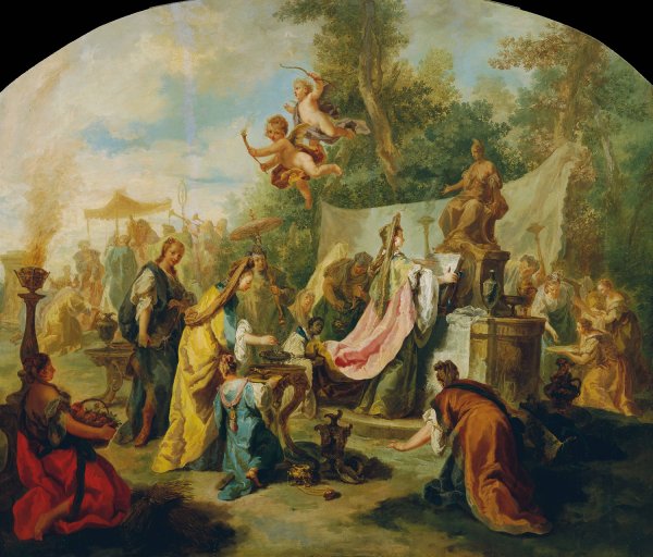 Main Product Photo of Antike Opferszene  Painting by Anton Kern