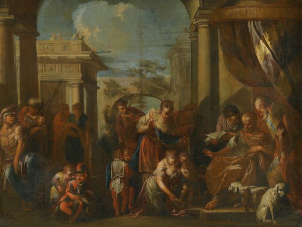 Main Product Photo of Moses Trampling On Pharaoh's Crown Painting by Anton Kern