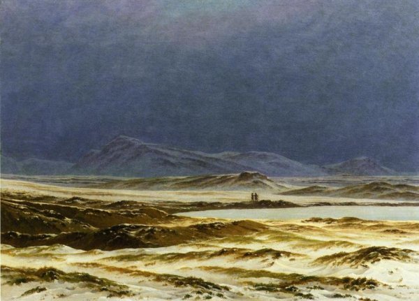 Main Product Photo of A Nordic Landscape, Spring also Known as Spring Painting by Anton Mauve