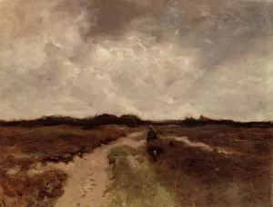 Crossing the Heath by Anton Mauve - Oil Painting Reproduction