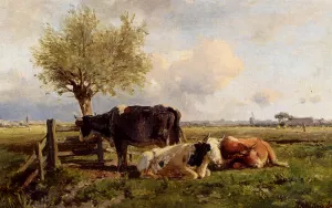 Resting Cows painting by Anton Mauve